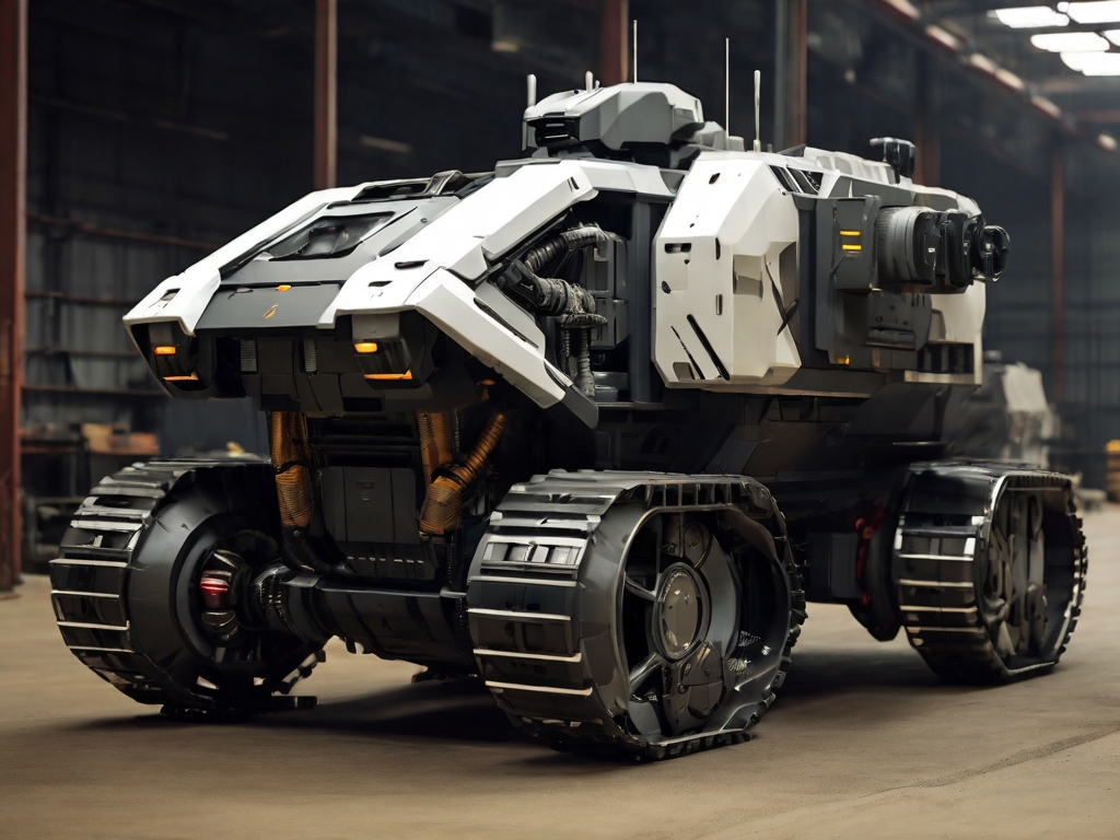 3D rendition of the Mobile Robotic Production Facility